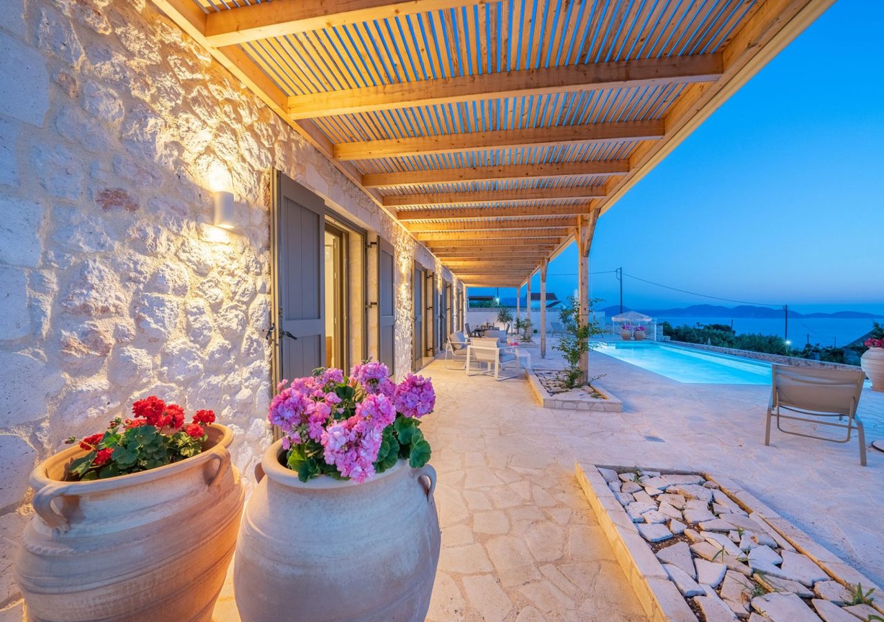 Villa Poppy Fiscardo Stone Villas (1)