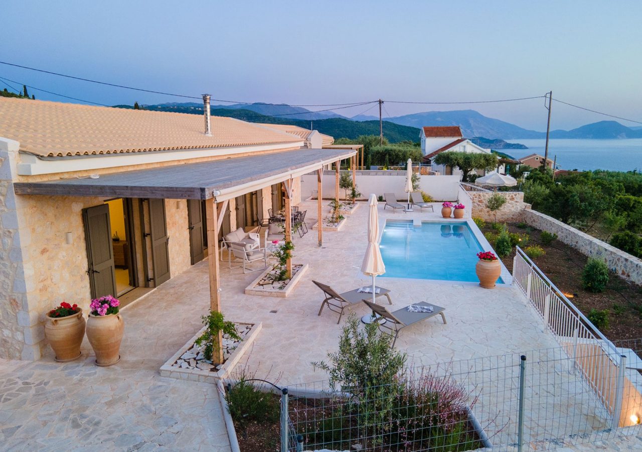 Villa Poppy Fiscardo Stone Villas (17)