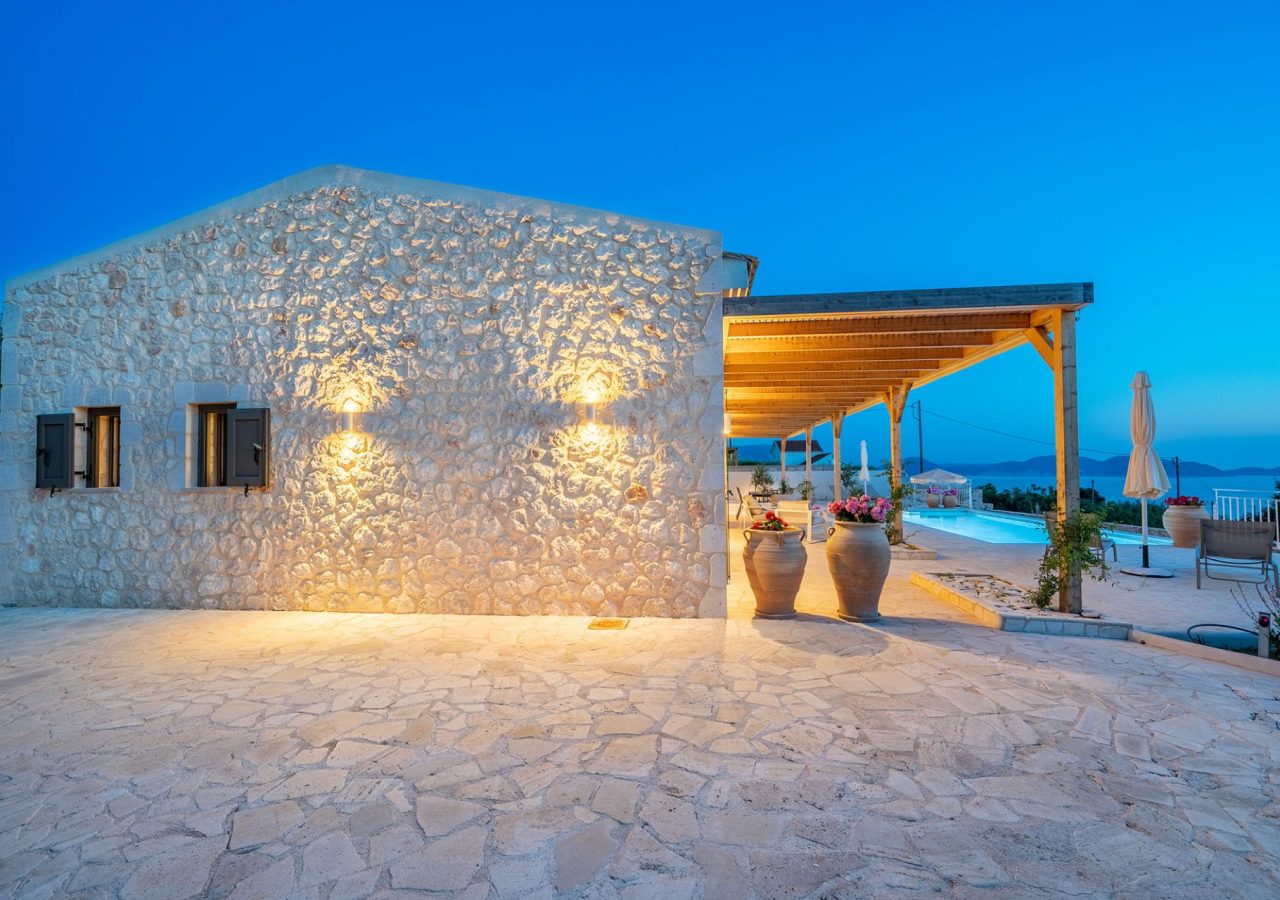 Villa Poppy Fiscardo Stone Villas (2)